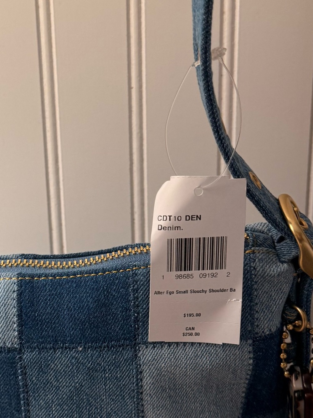Coachtopia Alter/Ego Small Slouchy Shoulder Bag In Upcrafted Cotton - Picture 11 of 11